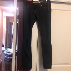 Dark express jeans. Barely worn. Stretchy material